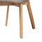 Baxton Studio Dannell Mid-Century Modern Grey Fabric and Natural Oak Finished Wood 2-Piece Dining Chair Set 236-2PC-13294-ZORO - alternate 4